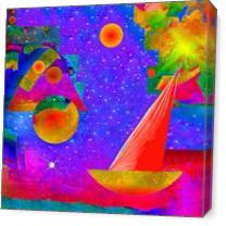 Voyage To The Stars As Canvas