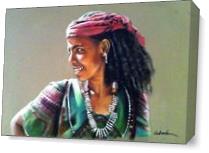 Ethiopian Woman As Canvas