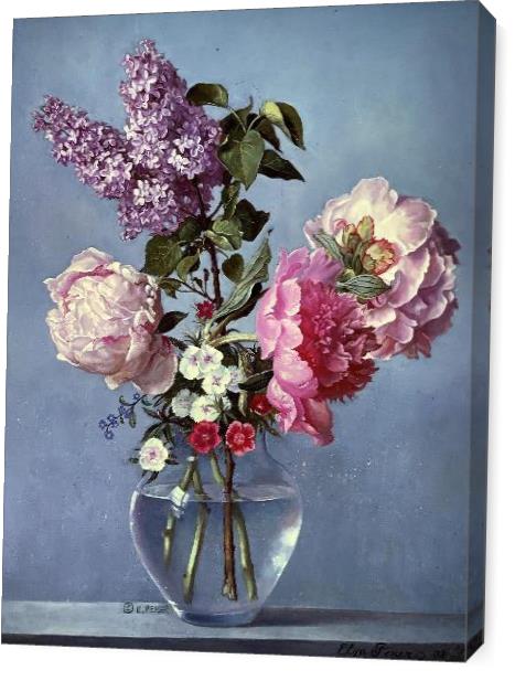 Peonies And Lilac