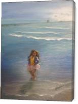 Mary At The Beach - Gallery Wrap