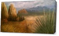 Colorado Mountain Fall As Canvas
