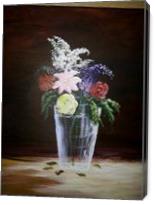 Vase Flowers - Gallery Wrap