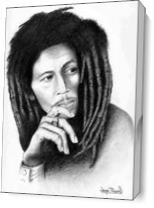 Bob Marley As Canvas