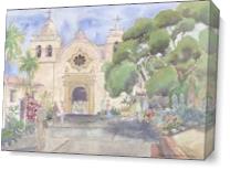 Carmel Mission Basilica As Canvas
