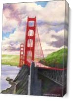 Golden Gate Bridge As Canvas