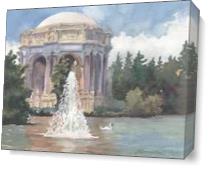 Palace Of Fine Arts As Canvas