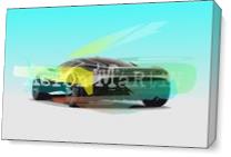 Aston Martin Car As Canvas