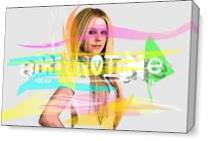 Avril Lavigne2s As Canvas