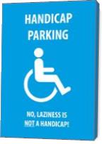 Handicap_parking - Gallery Wrap