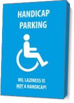 Handicap_parking - Gallery Wrap Plus