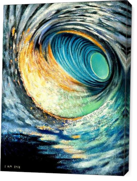 Ice Line Blue Water Spiral Wave Motion In Space Ice Line Blue Water Spiral Wave Motion In Space