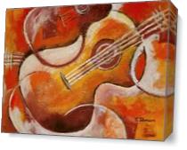 Spanish Guitar As Canvas