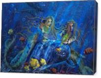 Mermaids Of Aqualainia Cups - Gallery Wrap