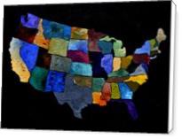 Map USA 1 - Standard Wrap
