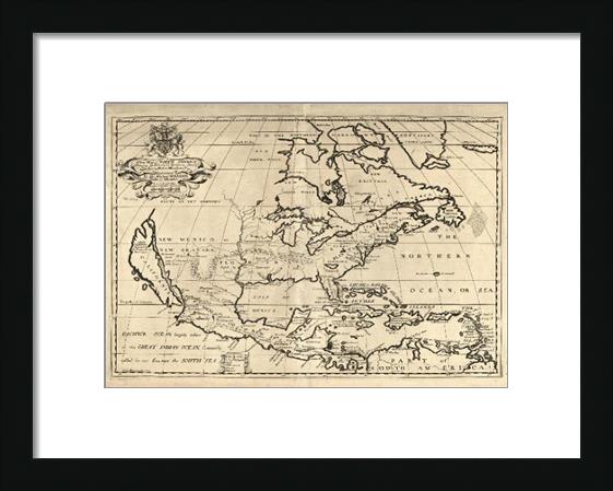 North America Map (1722)