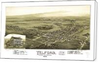 Aerial View Of Telford, Pennsylvania (1894) - Standard Wrap