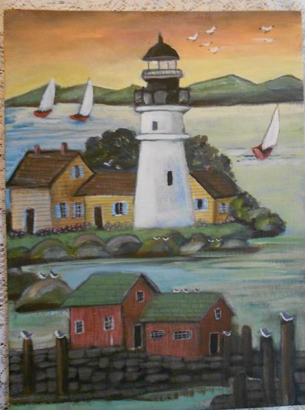 Primitive Light House Primitive Light House