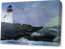 Lighthouse Bay As Canvas