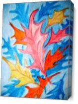 Fall Leaves - Gallery Wrap Plus