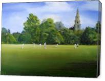 The Village Cricket Match - Gallery Wrap