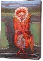 Old Woman In Park - Gallery Wrap