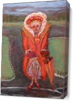 Old Woman In Park - Gallery Wrap Plus