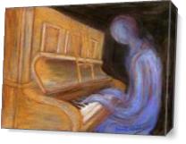 The Piano Player As Canvas