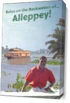 Backwaters Of Alleppey As Canvas