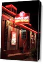 Rainbow Cafe At Night, Grand Case St. Martin - Gallery Wrap Plus