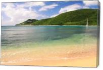 Reef Bay Beach Seascape St John Virgin Islands Photograph By Roupen Baker - Gallery Wrap