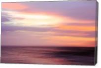 Twilight Dream Caribbean Sea And Sunset Sky Abstract Photograph By Roupen Baker - Gallery Wrap