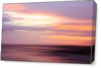 Twilight Dream Caribbean Sea And Sunset Sky Abstract Photograph By Roupen Baker - Gallery Wrap Plus