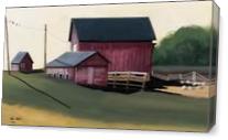 Rural Barn As Canvas