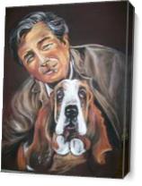 Columbo And Dog As Canvas