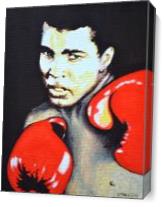Muhammad Ali As Canvas
