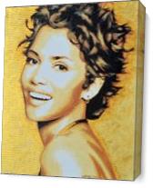 Halle Berry As Canvas