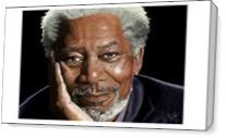 Morgan Freeman As Canvas