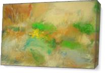 Outdoor Painting 2, (Flowers And Shrubbery, Sandy Beach, Lemba, Cyprus) - Gallery Wrap Plus
