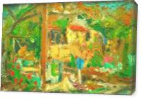 Complex Configuration Of Colour (Plein Air Painting, Blue Dolphin Studio, Lemba, Cyprus) - Gallery Wrap