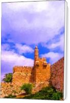 .David`s Tower-symbol Jerusalem.Israel - Standard Wrap