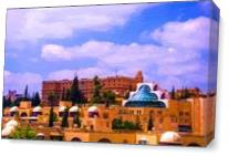 View Of Jerusalem City - Gallery Wrap Plus