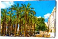 View Of Jerusalem Streets - Gallery Wrap