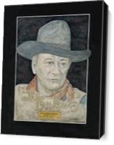 John Wayne As Canvas