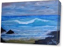 Sea Wave As Canvas