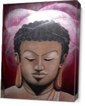 Buddha Of Color As Canvas