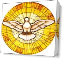 Dove Stain GLass - Gallery Wrap Plus