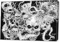 Evil Death Spawn Illustration - Gallery Wrap