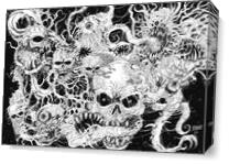 Evil Death Spawn Illustration - Gallery Wrap Plus