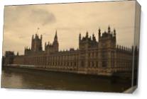 Houses Of Parliament As Canvas
