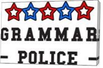 Grammar Police - Gallery Wrap